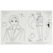 Моя подруга — оборотень. Раскраска.