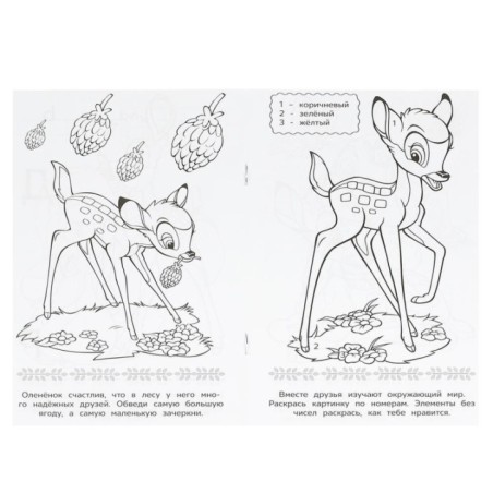Жители леса. Раскраска-малышка. 16 заданий.
