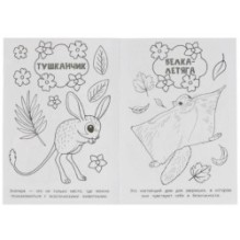 Пушистые друзья капибары. Раскраска.