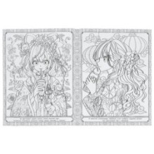 Удивительное аниме. Арт-раскраска.