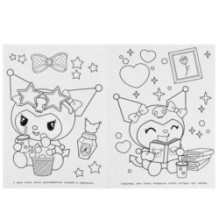 Озорная малышка. Kuromi. Раскраска.