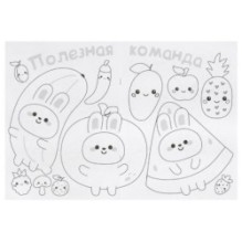 Сладкие истории. Раскраска KAWAIi.