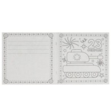 Праздничный переполох. Открытки. Раскраска.