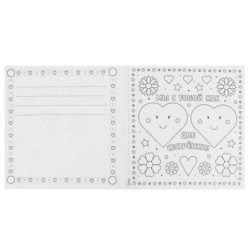 Для любимых подружек. Открытки. Раскраска.