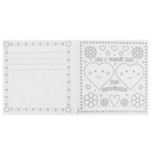 Для любимых подружек. Открытки. Раскраска.