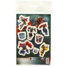 Наклейки бумажные,  роботы