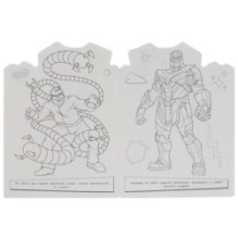 Человек-паутина. Раскраска.