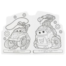 Друзья-машинки. Раскраска.