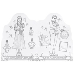 Страшная тайна. Раскраска с вырубкой в виде героя.