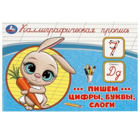 Пишем цифры, буквы, слоги. Каллиграфическая пропись.