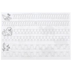 Обводим по пунктиру. Прописи для малышей.