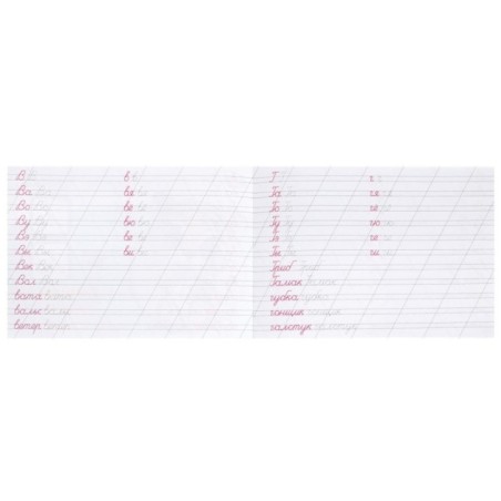 Пишем слоги и слова. Каллиграфическая пропись.