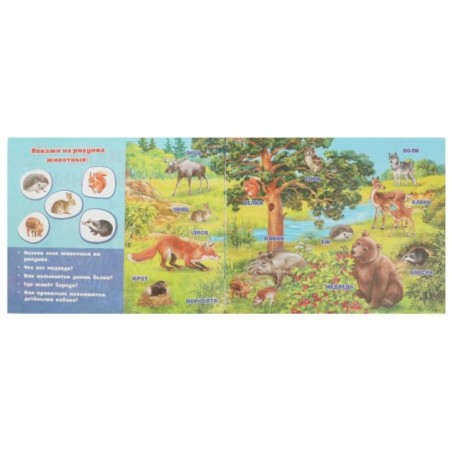 Дикие животные. Умный малыш.