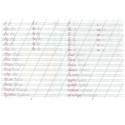 Пишем слоги и слова. Каллиграфическая пропись.