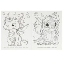 Мир драконов. Бомбическая раскраска.