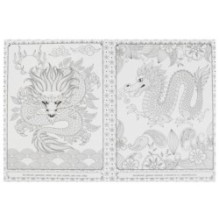 Драконы. Арт-раскраска.