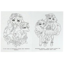 Прекрасные принцессы. Чудо-раскраска.