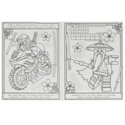 Путь ниндзя. Раскраска с лабиринтом.