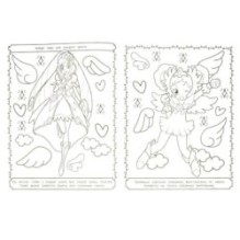 Блестящие феи. Раскраска с лабиринтом.