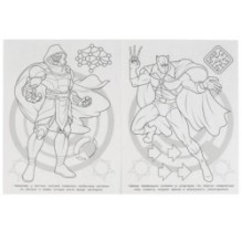 Защитники будущего. Бомбическая раскраска.