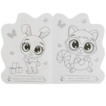 Мишка. Раскраска. Раскраска в виде героя А4.