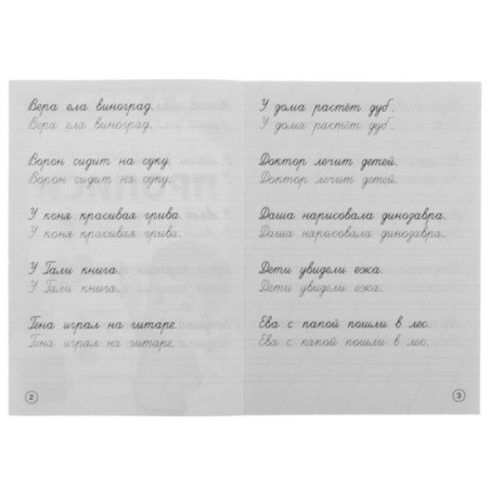 Пишем предложения. М. А. Жукова. Каллиграфические прописи.