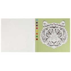 Зоопарк. Раскраска. Квест по цвету.