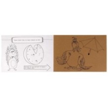 Праздник Бубы. Суперраскраска. 3 вида бумаги. Буба.