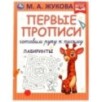 Первые прописи. Готовим руку к письму. Лабиринты. М. А. Жукова. .