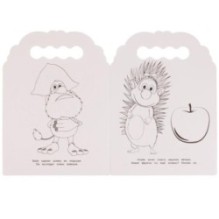 Друзья – непоседы. Раскраска с вырубкой в виде героя. Буба.