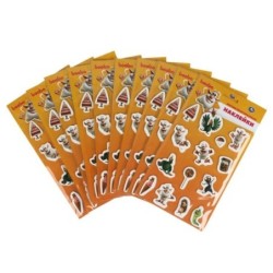 Мягкие многораз. наклейки 137х247мм БУБА