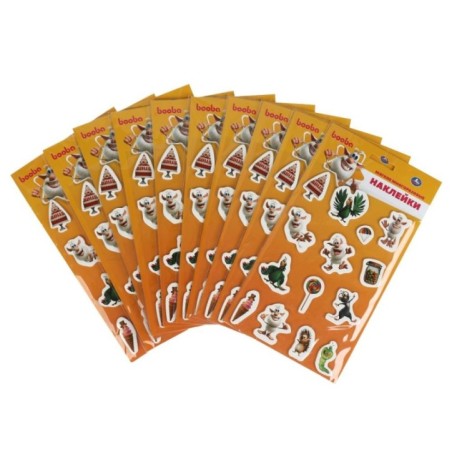 Мягкие многораз. наклейки 137х247мм БУБА