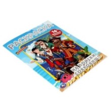 На поиски сокровищ. Первая раскраска А4 с голографической фольгой