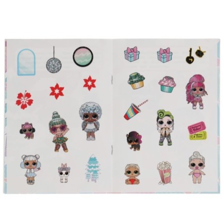 Модницы. Активити А5 с многораз. наклейками. Лол.