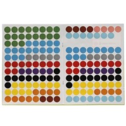 Цвета и формы. 100 многоразовых кружочков. Синий трактор.