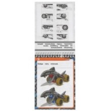 На старт! Внимание!  Развивающий блокнот. 45 игр в дорогу. Хот Вилс.