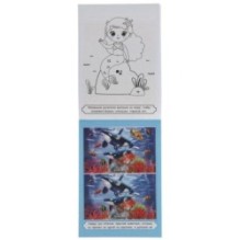 Морской блокнот. Чудесный IQ  блокнот. 6. + 35 наклеек.