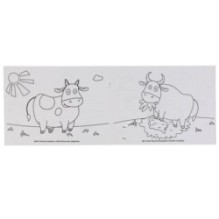 Синий трактор. Веселая ферма. (Альбом-раскрасок А4)