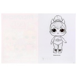 Модные подружки. Лол. (Раскраска А4)