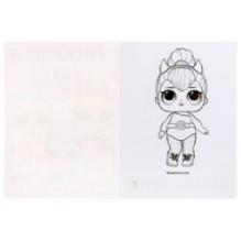 Модные подружки. Лол. (Раскраска А4)