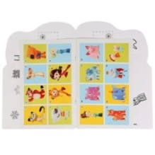 Мульт. (Развивающая раскраска с вырубкой в виде персонажа и многораз. наклейками)