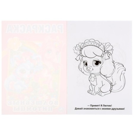 Волшебные питомцы. Первая раскраска малый формат.