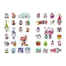 Веселі забавки для дошкільнят.Christmas sticker book. Щедрівочка