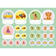 Наліпки для дитячого садка. Равлик