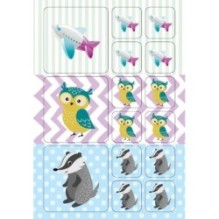 Наклейки для детского сада. Книга 1