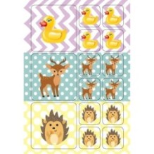 Наклейки для детского сада. Книга 1