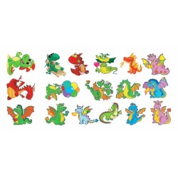 Тату. Дракончики