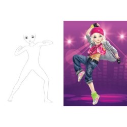 Super Model. Modern dance