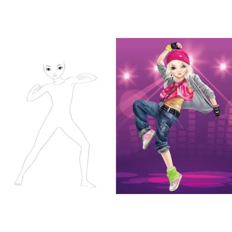 Super Model. Modern dance