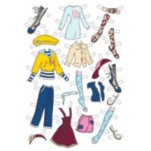 Книга 9.Одягни ляльку (рожева)